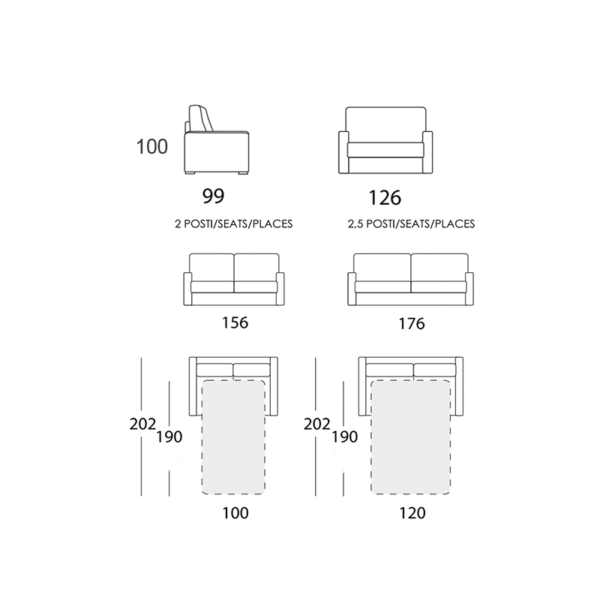 Dicata Nora Pop Sofa